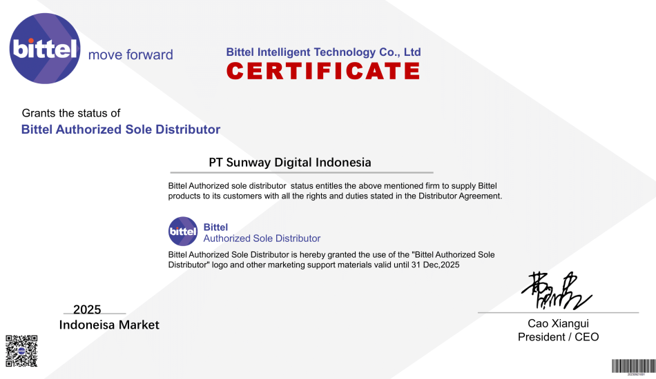 Distributor Agreement Bittel with Sunway 2024-1